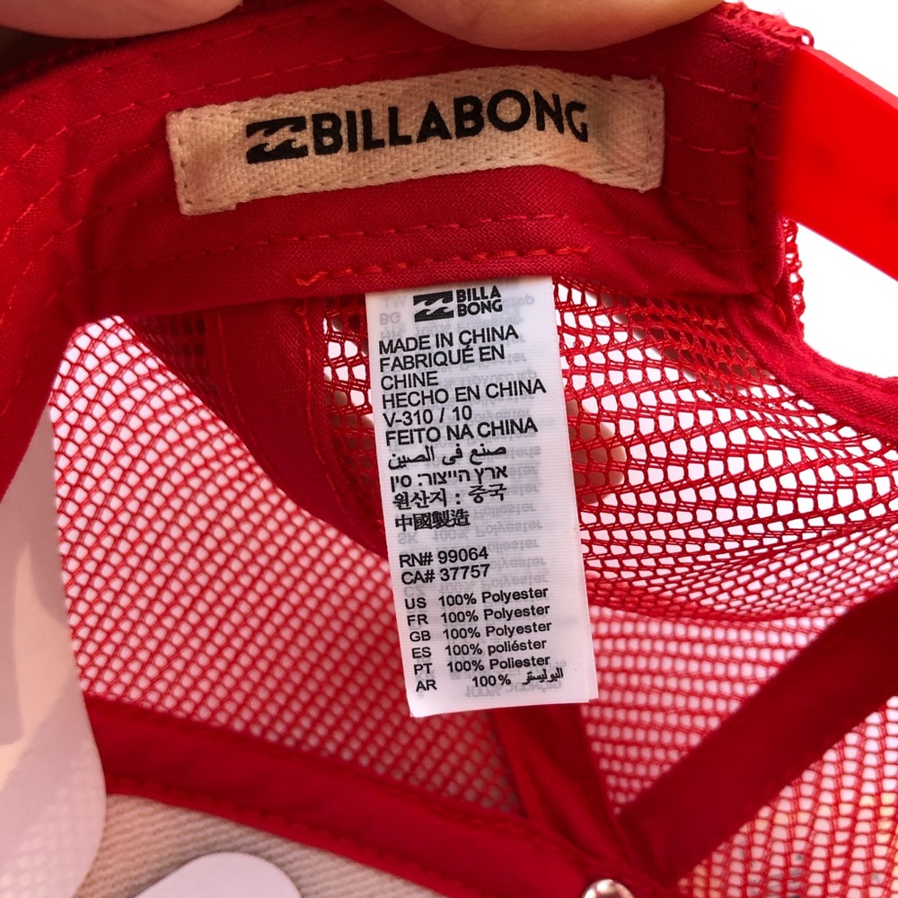Billabong snapback.  Unisex. - Picture 4 of 5
